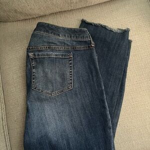 Torrid Ankle Jeans with frayed hem